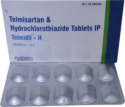 Telmidil H Strip Of 10 Tablets