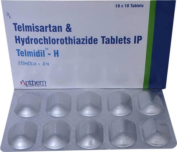 Telmidil H Strip Of 10 Tablets