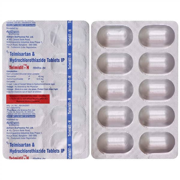 Telmidil H Strip Of 10 Tablets