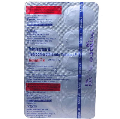 Telmidil H Strip Of 10 Tablets