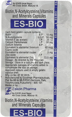 Es Bio Strip Of 10 Capsules