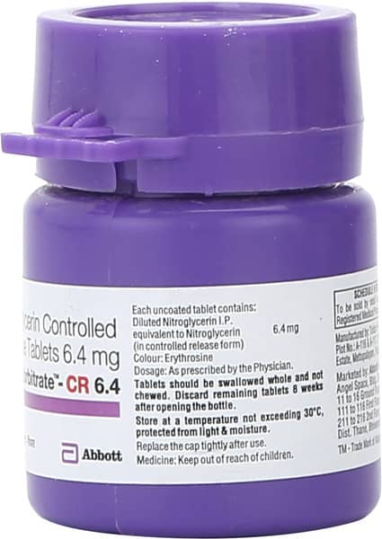 Gtn Sorbitrate Cr 6.4mg Bottle Of 30 Tablets