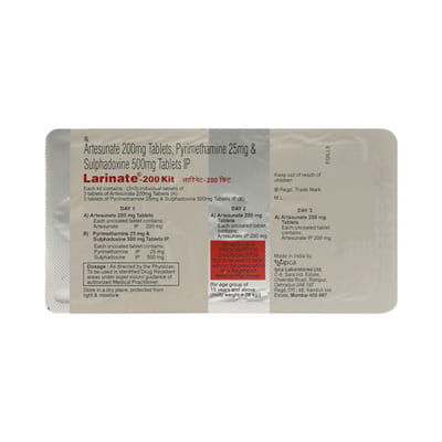 Larinate 200 Strip Of 6 Tablet Combikit