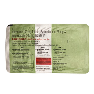 Larinate 100 Kit Strip Of 5 Tablet Combikits
