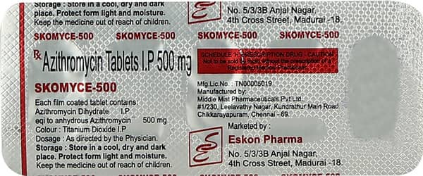 Skomyce 500mg Strip Of 3 Tablets