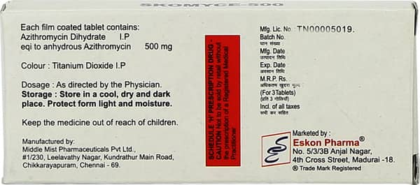 Skomyce 500mg Strip Of 3 Tablets