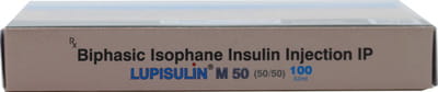 Lupisulin M 50/50 100iu Cartridge Of 3ml Injection
