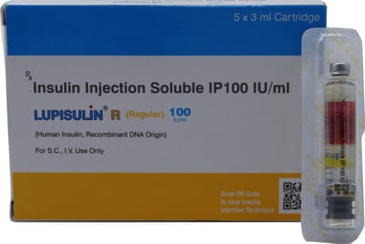 Lupisulin R 100iu Cartridge Of 3ml Injection