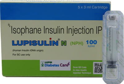 Lupisulin N 100iu Cartridge Of 3ml Injection