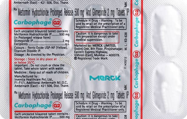 Carbophage G 2mg Strip Of 10 Tablets
