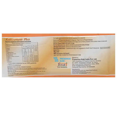 Kabimmune Plus Orange Flavour Sachet Of 15gm Powder
