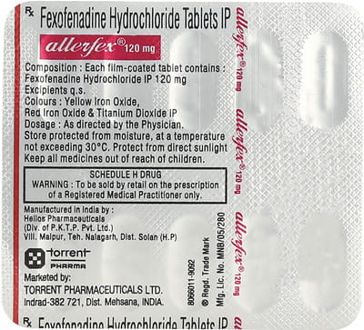Allerfex 120mg Tablet