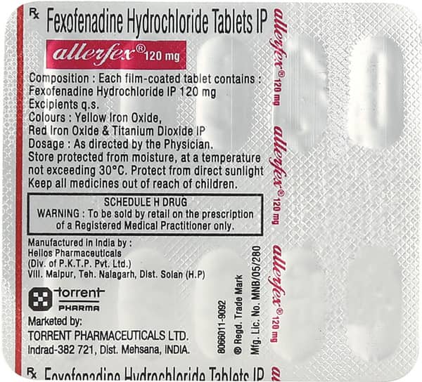 Allerfex 120mg Tablet