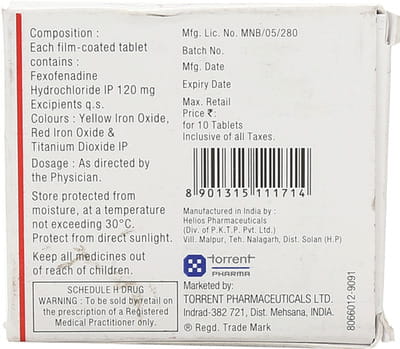 Allerfex 120mg Tablet