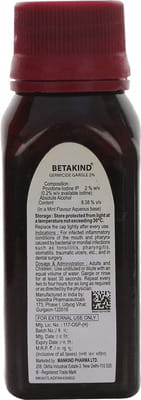 Betakind 2% Mint Flavour Bottle Of 50ml Gargle