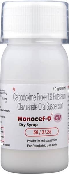Monocef O Cv 50/31.25mg Bottle Of 30ml Suspension