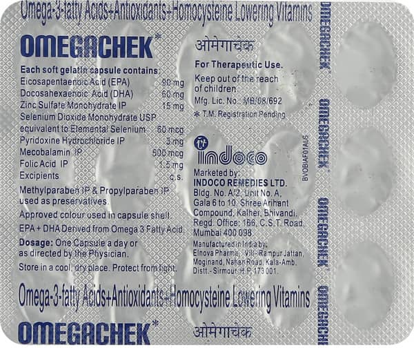 Omegachek Strip Of 15 Capsules