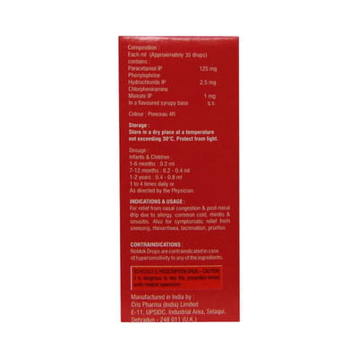 Noblok Bottle Of 15ml Oral Drops