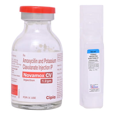 Novamox Cv 1.2gm Dry Vial Of 1 Powder For Injection