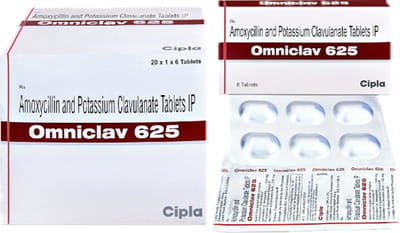 Omniclav 625mg Strip Of 6 Tablets
