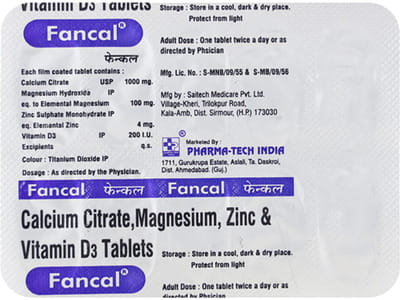 Fancal Strip Of 10 Tablets