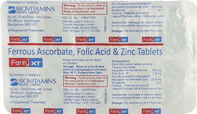 Fanty Xt Strip Of 10 Tablets