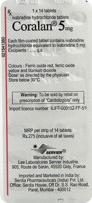 Coralan 5mg Strip Of 14 Tablets