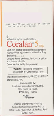 Coralan 5mg Strip Of 14 Tablets