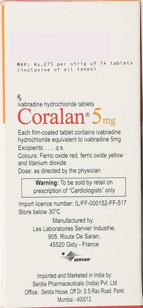 Coralan 5Mg Strip Of 14 Tablets