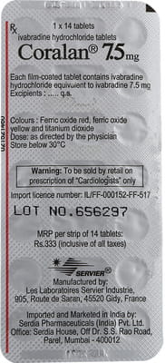 Coralan 7.5mg Strip Of 14 Tablets