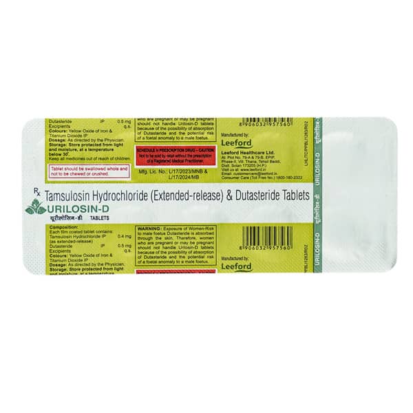 Urilosin D Strip Of 10 Tablets