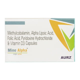 Mine Alpha Strip Of 10 Capsules