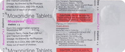 Moxovas 0.3mg Strip Of 10 Tablets