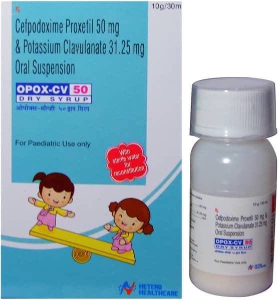 Opox Cv 50mg Bottle Of 30ml Dry Syrup