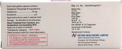 Fluvir 75mg Strip Of 10 Capsules