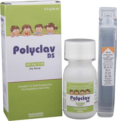 Polyclav Ds Bottle Of 30ml Dry Syrup