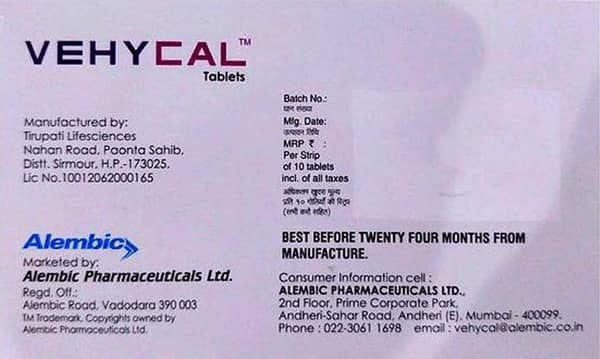 Vehycal Tablet