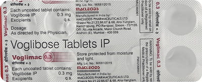 Voglimac 0.3mg Strip Of 10 Tablets