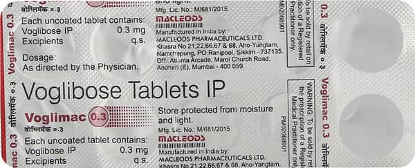 Voglimac 0.3mg Strip Of 10 Tablets