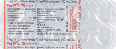 Peg Sr M 75mg Strip Of 10 Tablets