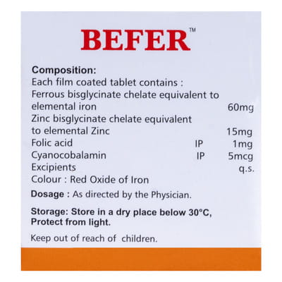 Befer Strip Of 10 Tablets