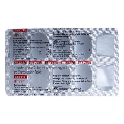 Befer Strip Of 10 Tablets