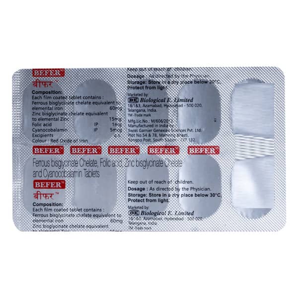 Befer Strip Of 10 Tablets