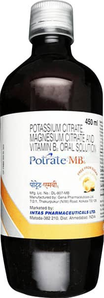 Potrate Mb6 Bottle Of 450ml Solution