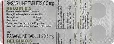 Relgin 0.5mg Strip Of 10 Tablets