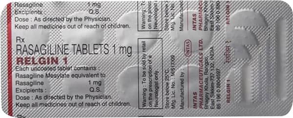 Relgin 1mg Strip Of 10 Tablets