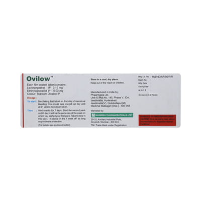Ovilow Strip Of 21 Tablets