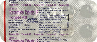 Torget 40mg Strip Of 10 Tablets