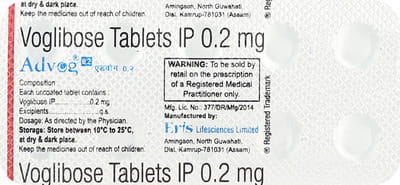 Advog 0.2mg Strip Of 10 Tablets