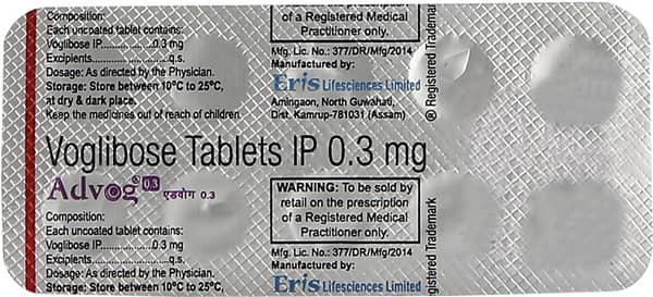 Advog 0.3mg Strip Of 10 Tablets